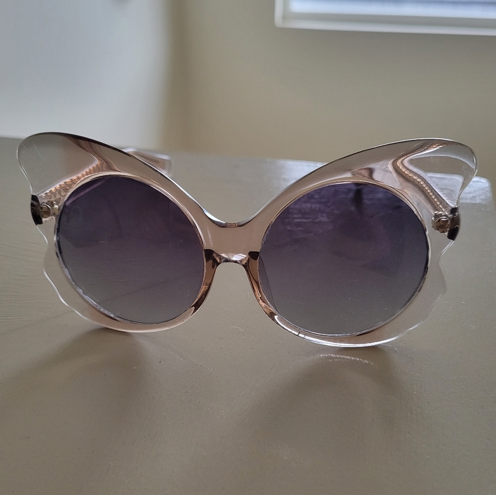 Mathew Williamson butterfly two tone sunglasses